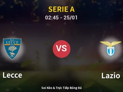Kết Quả: Lecce 0-0 Lazio – Highlight & Bàn Thắng | Serie A