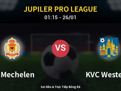 Kết Quả: KV Mechelen 1-1 KVC Westerlo – Highlight & Bàn Thắng | Jupiler Pro League
