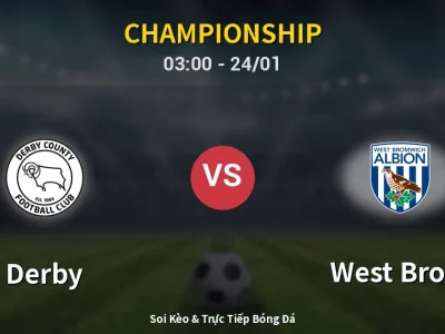 Kết Quả: Derby 1-1 West Brom – Highlight & Bàn Thắng | Championship