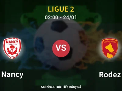 Kết Quả: Nancy 1-3 Rodez – Highlight & Bàn Thắng | Ligue 2