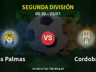 Kết Quả: Las Palmas 1-2 Cordoba – Highlight & Bàn Thắng | Segunda División
