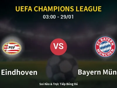 Kết Quả: PSV Eindhoven 1-2 Bayern München – Highlight & Bàn Thắng | UEFA Champions League