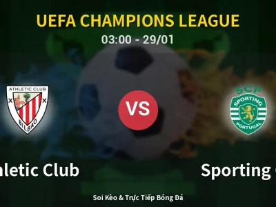 Kết Quả: Athletic Club 2-3 Sporting CP – Highlight & Bàn Thắng | UEFA Champions League