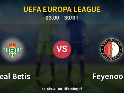 Kết Quả: Real Betis 2-1 Feyenoord – Highlight & Bàn Thắng | UEFA Europa League