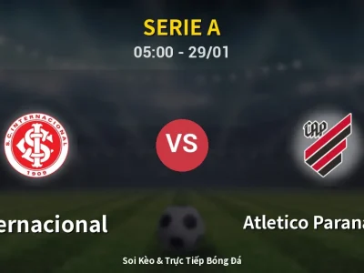 Kết Quả: Internacional 0-1 Atletico Paranaense – Highlight & Bàn Thắng | Serie A