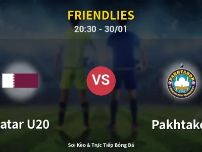 Soi Kèo Qatar U20 vs Pakhtakor – 20:30 30/01 | Nhận Định, Dự Đoán Tỷ Số