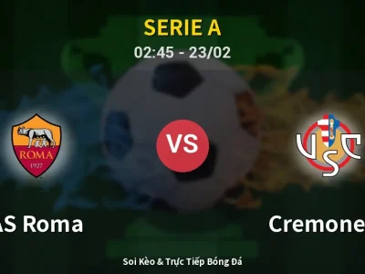 Kết Quả: AS Roma 3-0 Cremonese – Highlight & Bàn Thắng | Serie A