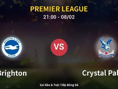 🔴 Trực Tiếp: Brighton 0-0 Crystal Palace – Link Xem Premier League (Full HD)