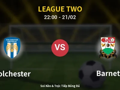 🔴 Trực Tiếp: Colchester 0-0 Barnet – Link Xem League Two (Full HD)