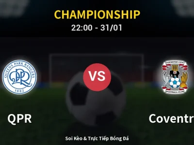 Soi Kèo QPR vs Coventry – 22:00 31/01 | Nhận Định, Dự Đoán Tỷ Số