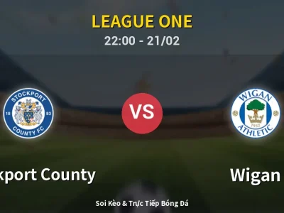 🔴 Trực Tiếp: Stockport County 1-2 Wigan – Link Xem League One (Full HD)