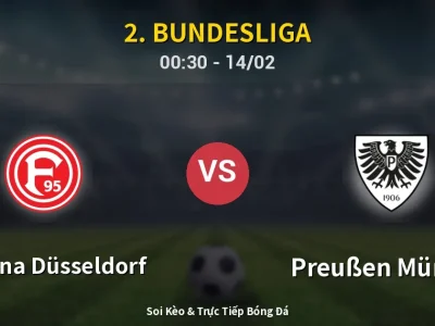 Kết Quả: Fortuna Düsseldorf 0-0 Preußen Münster – Highlight & Bàn Thắng | 2. Bundesliga