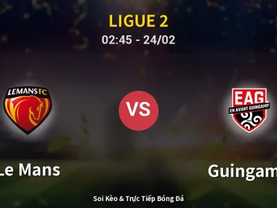 Kết Quả: Le Mans 1-1 Guingamp – Highlight & Bàn Thắng | Ligue 2