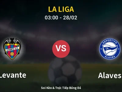 Kết Quả: Levante 2-0 Alaves – Highlight & Bàn Thắng | La Liga