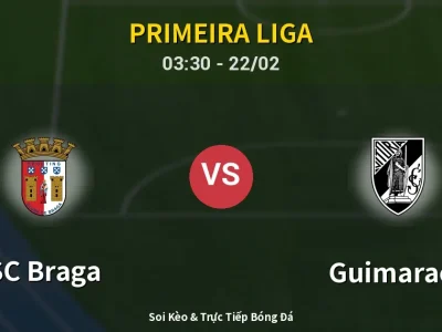Kết Quả: SC Braga 3-2 Guimaraes – Highlight & Bàn Thắng | Primeira Liga