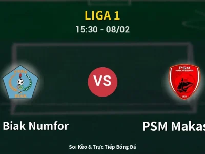 Kết Quả: PSBS Biak Numfor 1-2 PSM Makassar – Highlight & Bàn Thắng | Liga 1