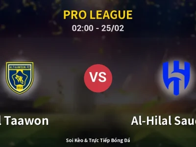 Kết Quả: Al Taawon 1-1 Al-Hilal Saudi FC – Highlight & Bàn Thắng | Pro League