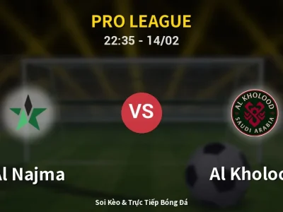 Soi Kèo Al Najma vs Al Kholood – 22:35 14/02 | Nhận Định, Dự Đoán Tỷ Số