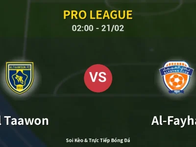 Kết Quả: Al Taawon 2-3 Al-Fayha – Highlight & Bàn Thắng | Pro League