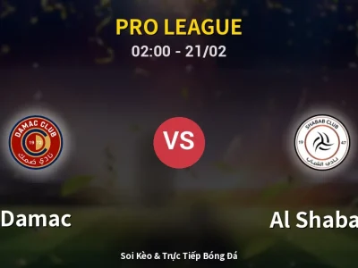 Kết Quả: Damac 1-3 Al Shabab – Highlight & Bàn Thắng | Pro League