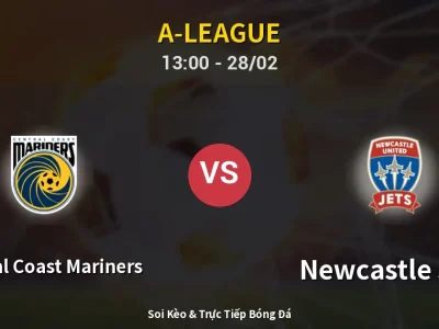 Kết Quả: Central Coast Mariners 0-0 Newcastle Jets – Highlight & Bàn Thắng | A-League
