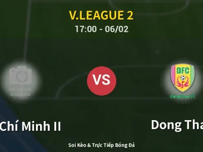 Kết Quả: Hồ Chí Minh II 0-0 Dong Thap – Highlight & Bàn Thắng | V.League 2
