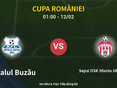 Kết Quả: Metalul Buzău 1-0 Sepsi OSK Sfantu Gheorghe – Highlight & Bàn Thắng | Cupa României