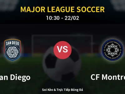 Kết Quả: San Diego 5-0 CF Montreal – Highlight & Bàn Thắng | Major League Soccer