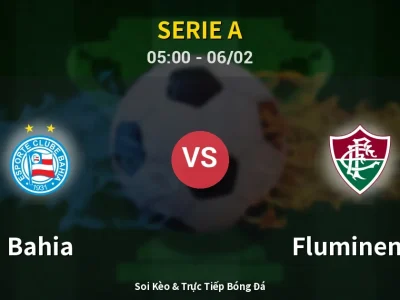 Kết Quả: Bahia 1-1 Fluminense – Highlight & Bàn Thắng | Serie A