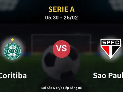 Kết Quả: Coritiba 0-1 Sao Paulo – Highlight & Bàn Thắng | Serie A