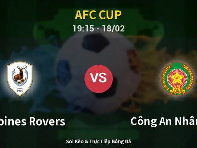 🔴 Trực Tiếp: Tampines Rovers 2-0 Công An Nhân Dân – Link Xem AFC Cup (Full HD)