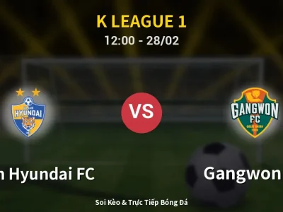 Kết Quả: Ulsan Hyundai FC 3-1 Gangwon FC – Highlight & Bàn Thắng | K League 1