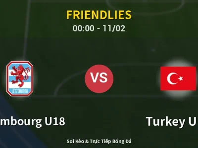 Kết Quả: Luxembourg U18 2-1 Turkey U18 – Highlight & Bàn Thắng | Friendlies