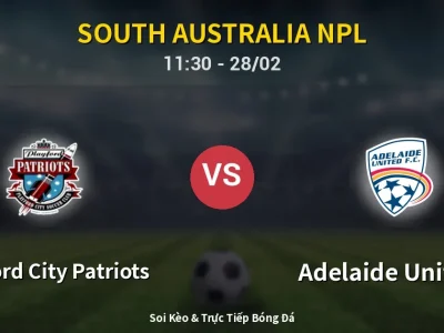 Kết Quả: Playford City Patriots 4-2 Adelaide United II – Highlight & Bàn Thắng | South Australia NPL