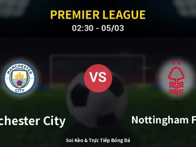 Kết Quả: Manchester City 2-2 Nottingham Forest – Highlight & Bàn Thắng | Premier League