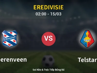 Kết Quả: Heerenveen 3-0 Telstar – Highlight & Bàn Thắng | Eredivisie