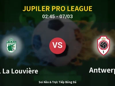 Kết Quả: RAAL La Louvière 0-0 Antwerp – Highlight & Bàn Thắng | Jupiler Pro League