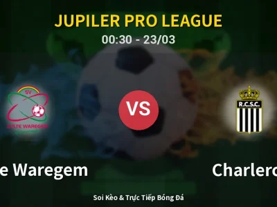 Kết Quả: Zulte Waregem 1-0 Charleroi – Highlight & Bàn Thắng | Jupiler Pro League