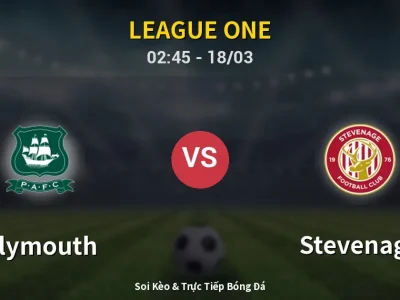 Kết Quả: Plymouth 1-0 Stevenage – Highlight & Bàn Thắng | League One