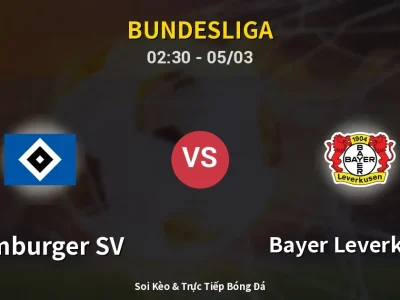 Kết Quả: Hamburger SV 0-1 Bayer Leverkusen – Highlight & Bàn Thắng | Bundesliga