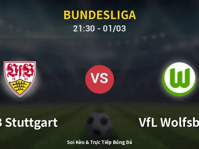 🔴 Trực Tiếp: VfB Stuttgart 3-0 VfL Wolfsburg – Link Xem Bundesliga (Full HD)