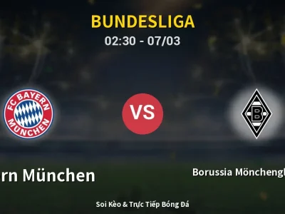 Kết Quả: Bayern München 4-1 Borussia Mönchengladbach – Highlight & Bàn Thắng | Bundesliga