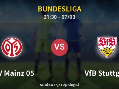 🔴 Trực Tiếp: FSV Mainz 05 0-0 VfB Stuttgart – Link Xem Bundesliga (Full HD)