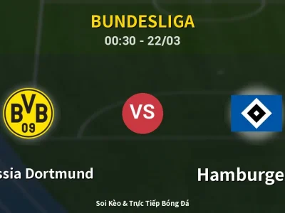 Kết Quả: Borussia Dortmund 3-2 Hamburger SV – Highlight & Bàn Thắng | Bundesliga