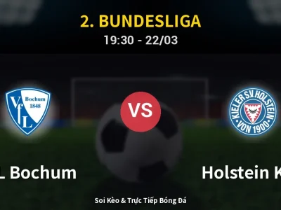 🔴 Trực Tiếp: VfL Bochum 2-3 Holstein Kiel – Link Xem 2. Bundesliga (Full HD)
