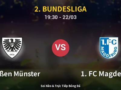 🔴 Trực Tiếp: Preußen Münster 1-2 1. FC Magdeburg – Link Xem 2. Bundesliga (Full HD)