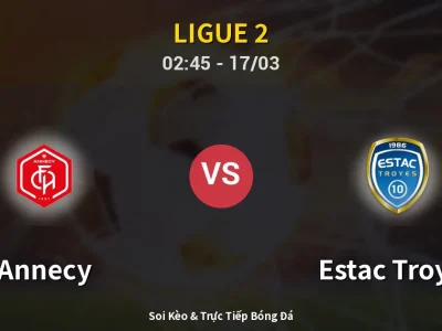 Kết Quả: Annecy 1-2 Estac Troyes – Highlight & Bàn Thắng | Ligue 2