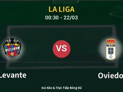Kết Quả: Levante 4-2 Oviedo – Highlight & Bàn Thắng | La Liga