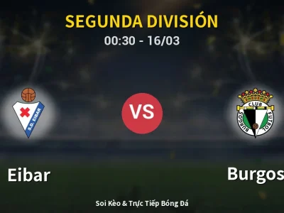 Kết Quả: Eibar 0-0 Burgos – Highlight & Bàn Thắng | Segunda División