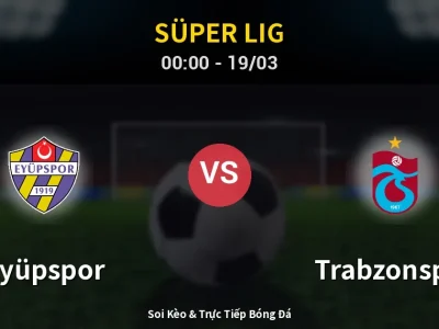 Kết Quả: Eyüpspor 0-1 Trabzonspor – Highlight & Bàn Thắng | Süper Lig